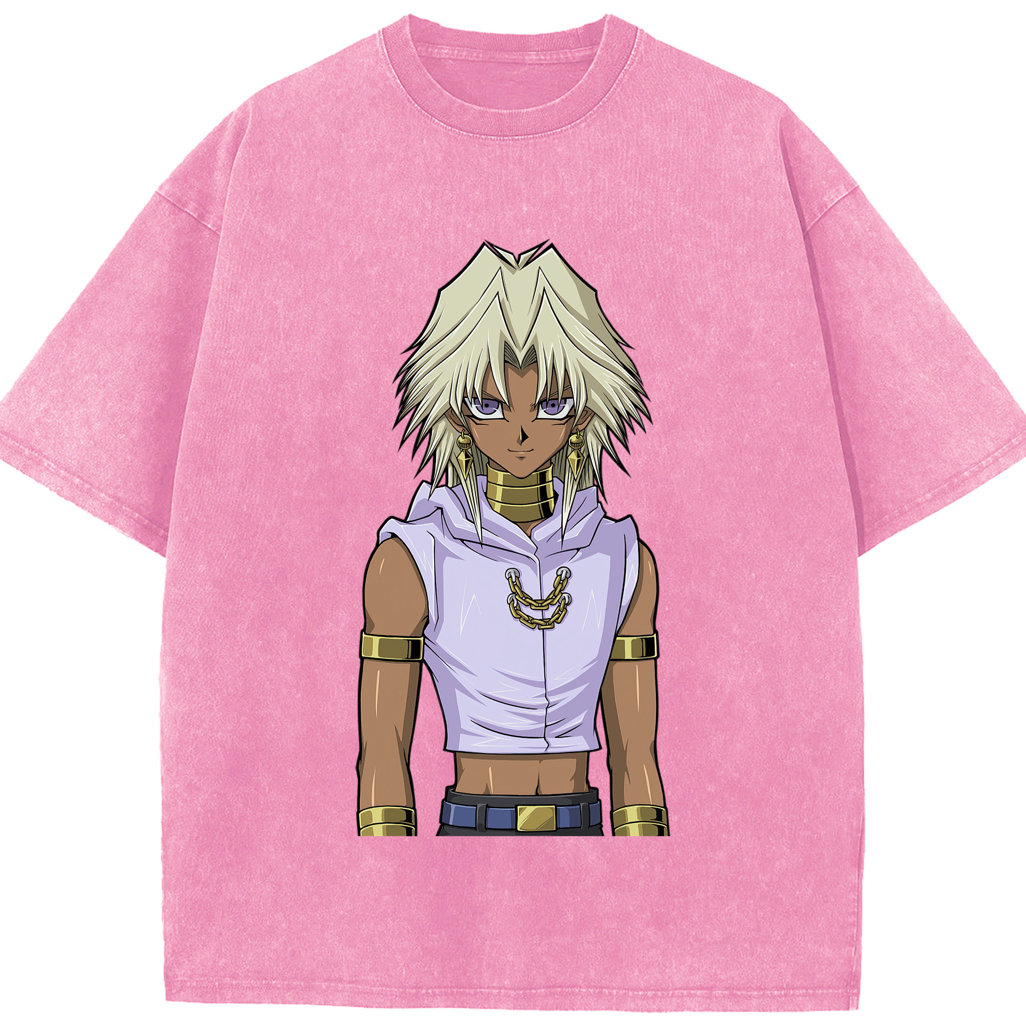 （画像用） 遊☆戯☆王 Yu-Gi-Oh! 綿100% ヴィンテージ風 半袖Tシャツ（フロントプリント）